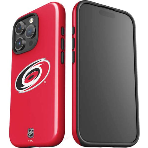 NHL Carolina Hurricanes Solid Background iPhone 16 Pro Impact Case